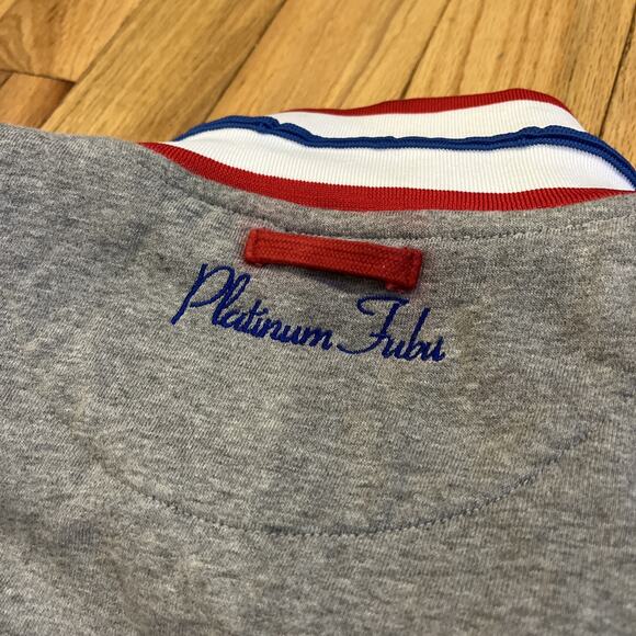 Vintage FUBU Harlem Globetrotters Mens XXL Gray Basketball Zip Sweatshirt - Picture 11 of 11